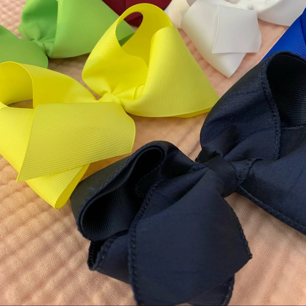 Grosgrain King Sized Bows Lot of 6